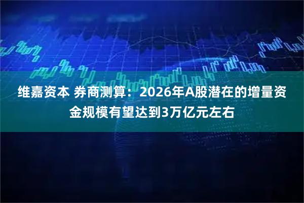 维嘉资本 券商测算：2026年A股潜在的增量资金规模有望达到3万亿元左右